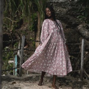 Daughters of India Kyra Midi Dress in Musk